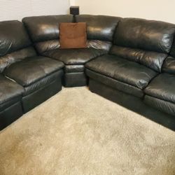 Leather sofa