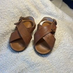 B-19. Kids Traditional Mexican Leather Huarache (sandals)
