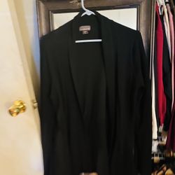 Black Cardigan Size Large