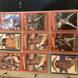 Vintage Baseball Cards From Late 80’s Early 90’s