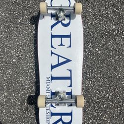 1 of 6 miami’s greater skateboards 80s model 10” skateboard 