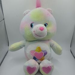 Care Bears True Heart Bear Pastel 10” Plush Toy Collector's Edition 2004