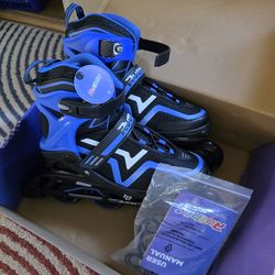 Kids light up roller blades skates