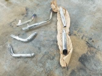2005 Harley Davidson soft tail DX shotgun style Exhaust Pipes