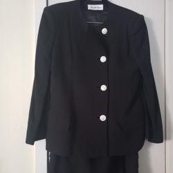 Saks Fifth Ave Wool  2pc Suit size 16