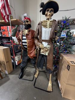 Home Accents Holiday 2-Piece Dead Water Animated LED Pirate Duo