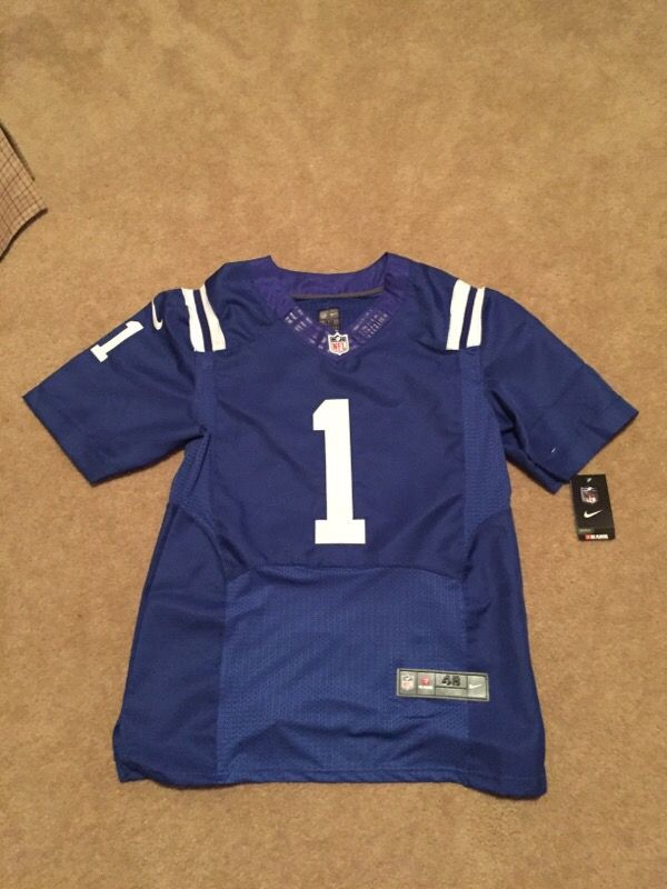 Pat McAfee #1 Nike Vapor XL Jersey Indianapolis Colts Barstool