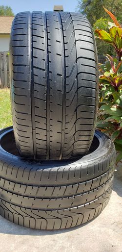Two 305/30/20 PIRELLI P ZERO 95% TREAD