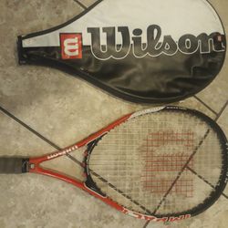 USED WILSON TITANIUM IMPACT TENNIS RACKET 