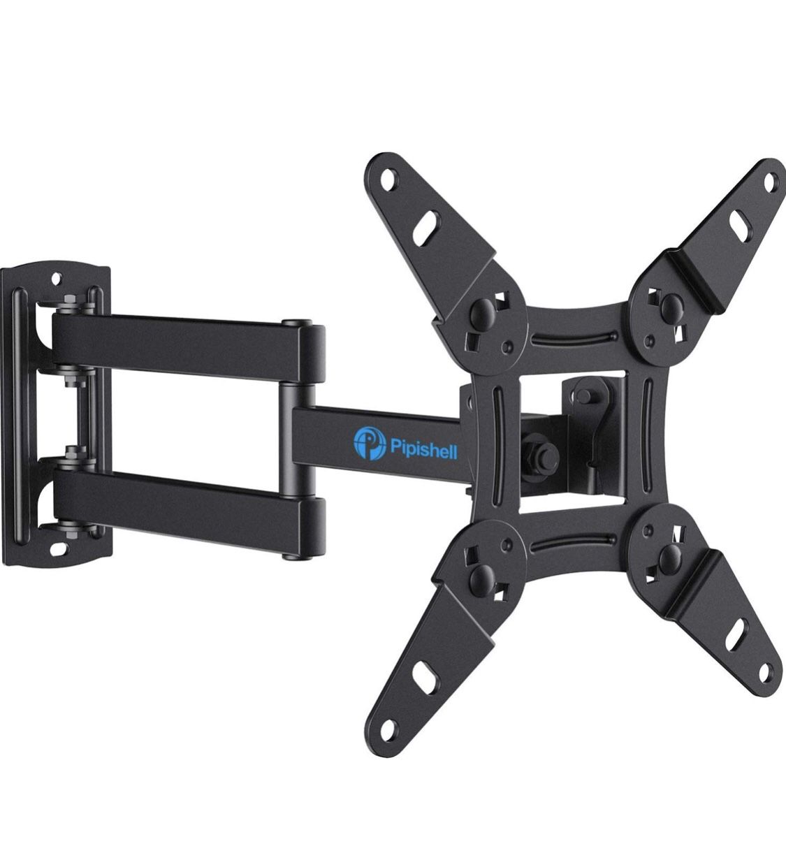 Full Motion TV Monitor Wall Mount Bracket Articulating Arms Swivels Tilts Extension Rotation for Most 13-42 Inch LED LCD Flat Curved Screen TVs & Mon