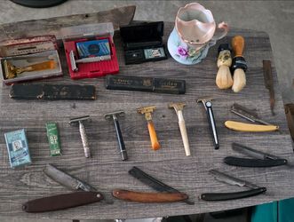 Barber items vintage