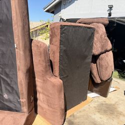 Free Sectional Couch And California King Bed And Leather Side Steps