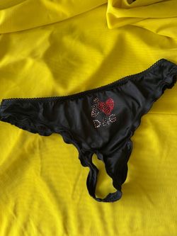 D&G black satin underwear women’s authentic S