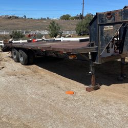 Gooseneck Trailer BackHoe Moving Haul Haulings