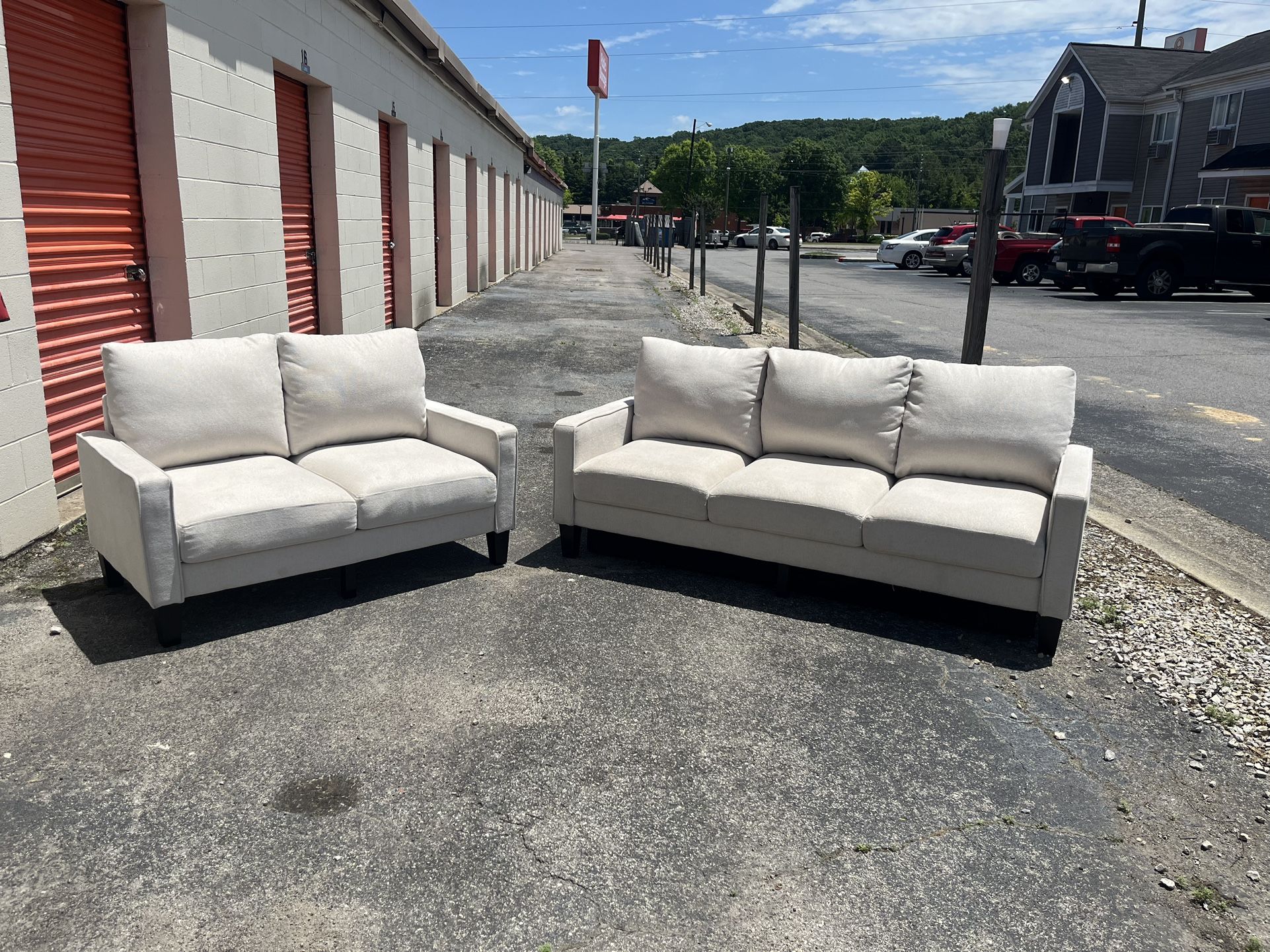 Beautiful White Ashley Sectional!