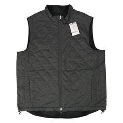 Robert Graham Lawson Quilted Reversible Vest Mens XL Gray Paisley Classic Fit BN