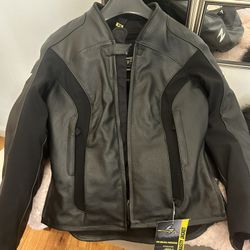 Scorpion EXO leather motorcycle jacket 