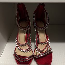 Rhinestone Heels (size 5) New