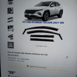 2021-up Hyundai Tucson Window deflectors 