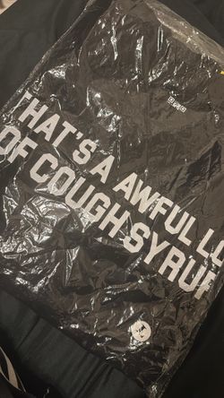 Cough Syrup Shirt Large
