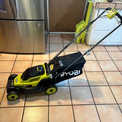 ONE+ 18V 13 in. Cordless Battery Walk Behind Push Lawn Mower (Tool Only)