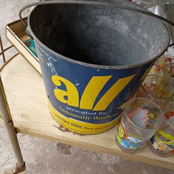 Vintage Galvanized Bucket