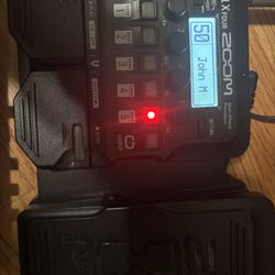 Zoom G1x Four Guitar Multi Effects Pedal 
