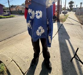 Blue denim tears size small