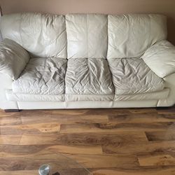 White Couch Set 