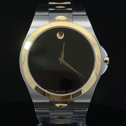 Pre-owned Men's Movado Museum 81.E7.1850 40mm Watch