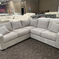 New Grey Sectional Couch
