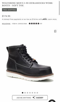 Wolverine Durashock boot