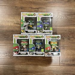 Funko Pop TMNT x Power Rangers 5 Pops