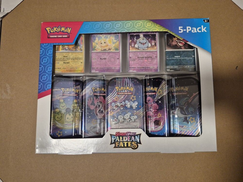 Pokemon Paldean Fates Mini Tin Set