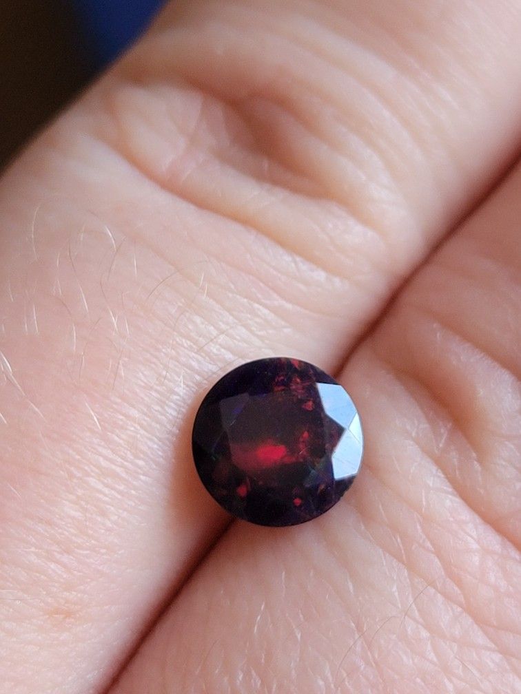 .88ctw Natural Black Ethiopian Fire Opal Genuine Gemstone 