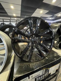 22” DUB S256 Flex Wheels Gloss Black Finish  Brand New in Stock  22x9.5” Rims Size