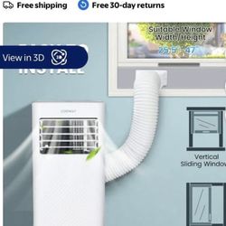Costway 10,000 BTU Portable Air Conditioner 4-in-1 AC with Cool Fan Humidifier Sleep Mode