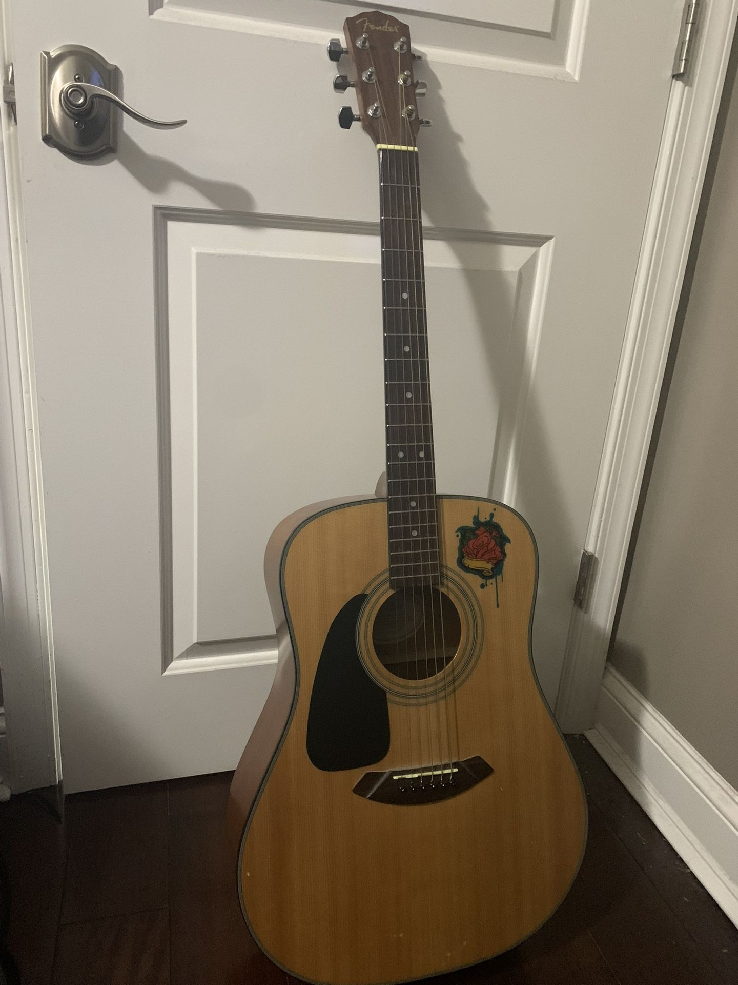 Left Handed Acoustic Guitar