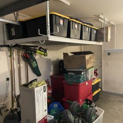 SafeRacks 4X8 feet Overhead Garage Storage $300 Each Installed 