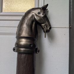 Horse Head Hitching Post