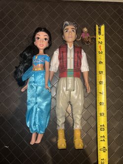 Aladdin, Jasmin and Abu Doll