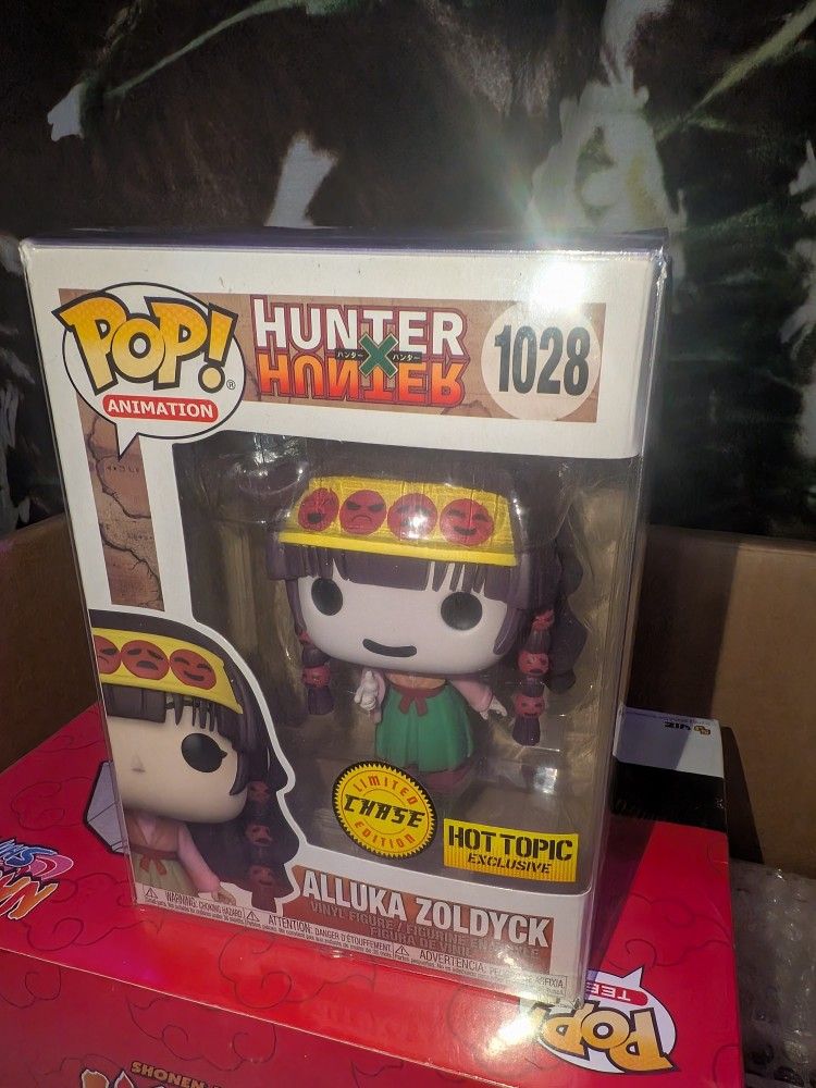 Funko POP! Hunter X Hunter ALLUKA ZOLDYCK  (CHASE) #1028  Hot Topic Exclusive!