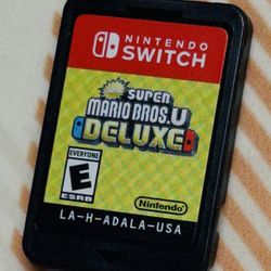 New Super Mario Bros. U Deluxe Nintendo Switch Game Tested Cartridge Only L458