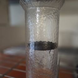 Tall Candle Holder/Vase 10x6, Nice Weight 15.00 Ea