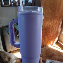 New never used purple tumbler