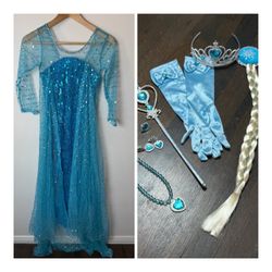 Frozen Ana inspired Halloween costume girls 7-9
