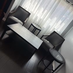 Coffee Table Set With Two Side Tables