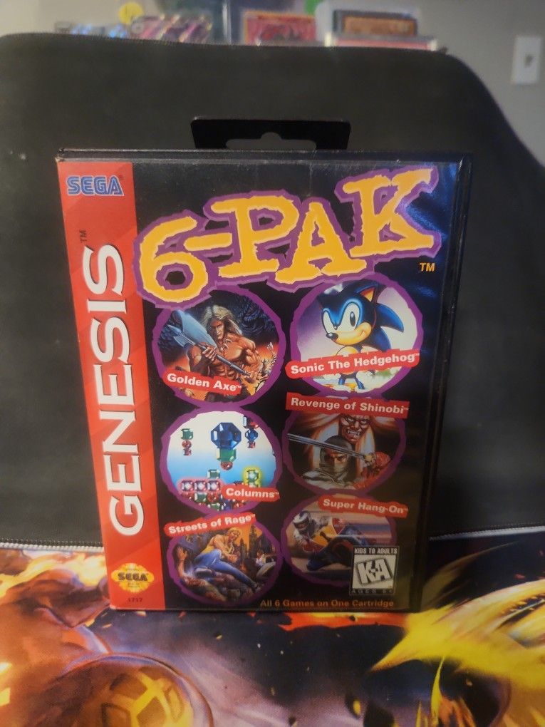 6-PACK SEGA GENESIS 1995
