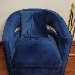 Kennedy Navy Swivel Chair