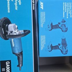 Drill Kit & Concrete Grinder Makita